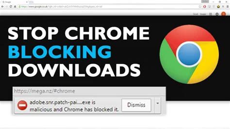 downloads blocked on chrome